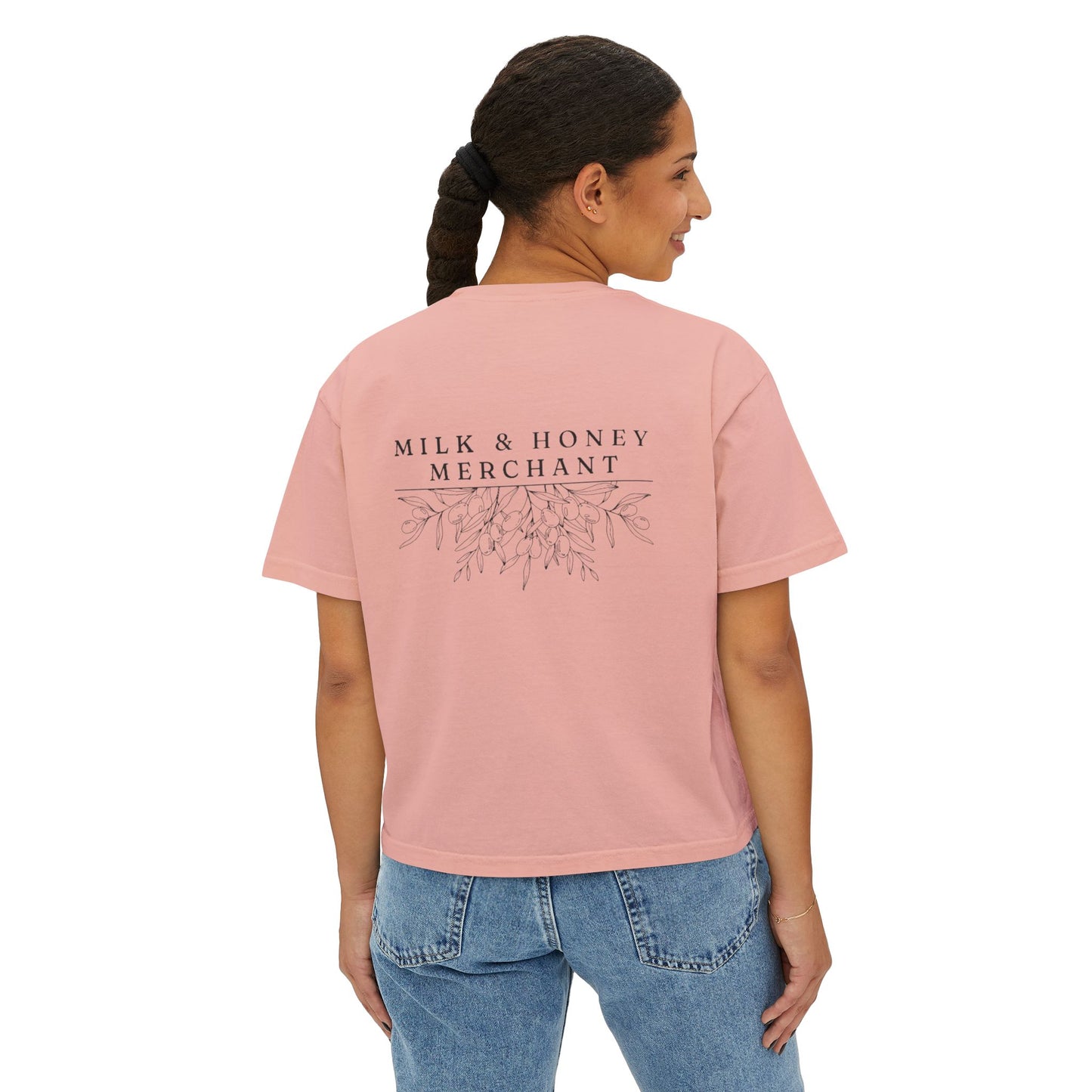 God's Daughter Boxy Tee — Mark 5:34 Faith T‑Shirt