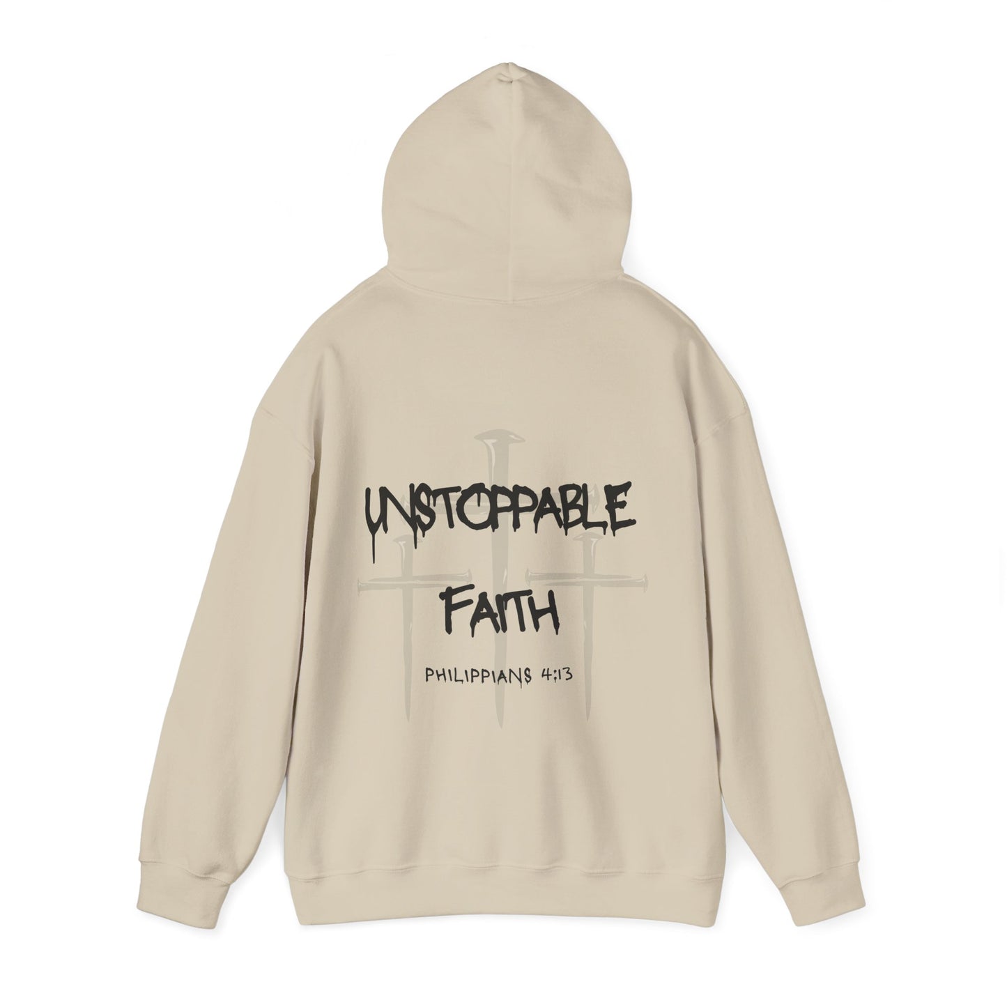 Unstoppable Faith - Philippians 4:13 Pullover Hoodie-Unisex