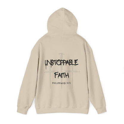 Unstoppable Faith - Philippians 4:13 Pullover Hoodie-Unisex
