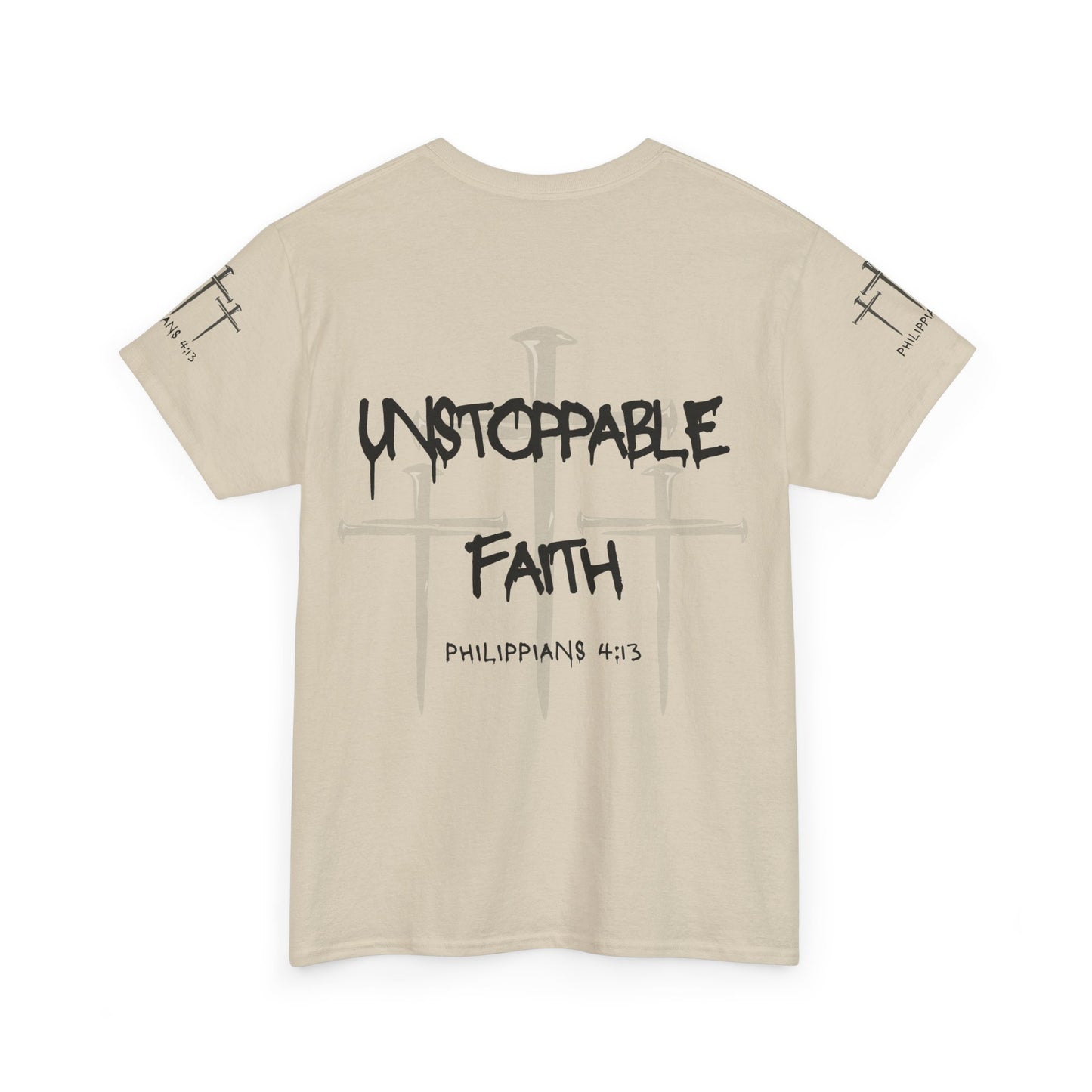 I Am Unstoppable Philippians 4:13 - Unisex Inspirational Christian T-shirt