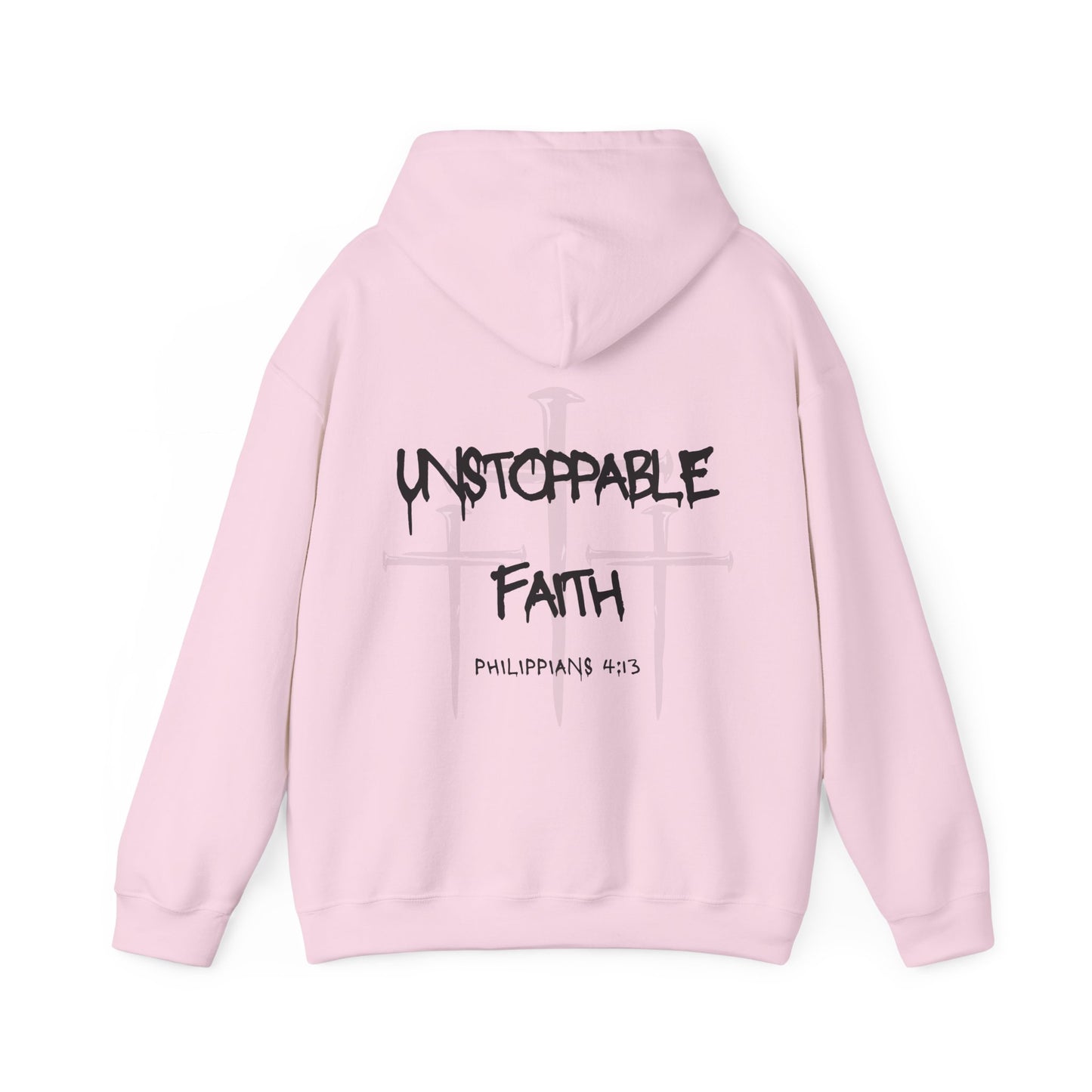 Unstoppable Faith - Philippians 4:13 Pullover Hoodie-Unisex