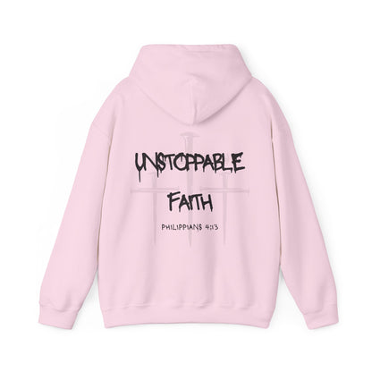 Unstoppable Faith - Philippians 4:13 Pullover Hoodie-Unisex