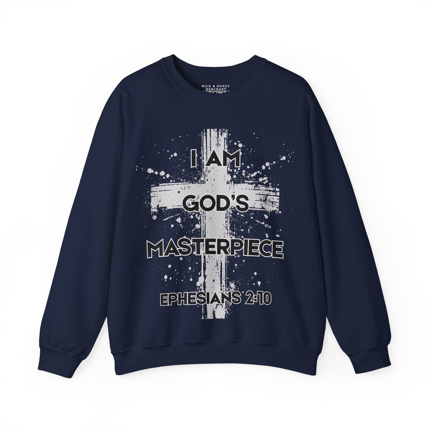 God’s Masterpiece Ephesians 2:10 Crewneck Sweatshirt-Unisex