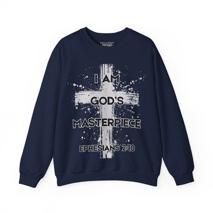 God’s Masterpiece Ephesians 2:10 Crewneck Sweatshirt-Unisex