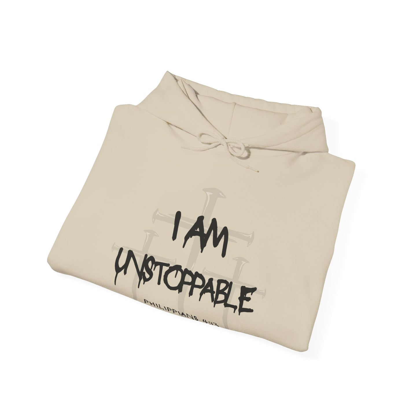 Unstoppable Faith - Philippians 4:13 Pullover Hoodie-Unisex